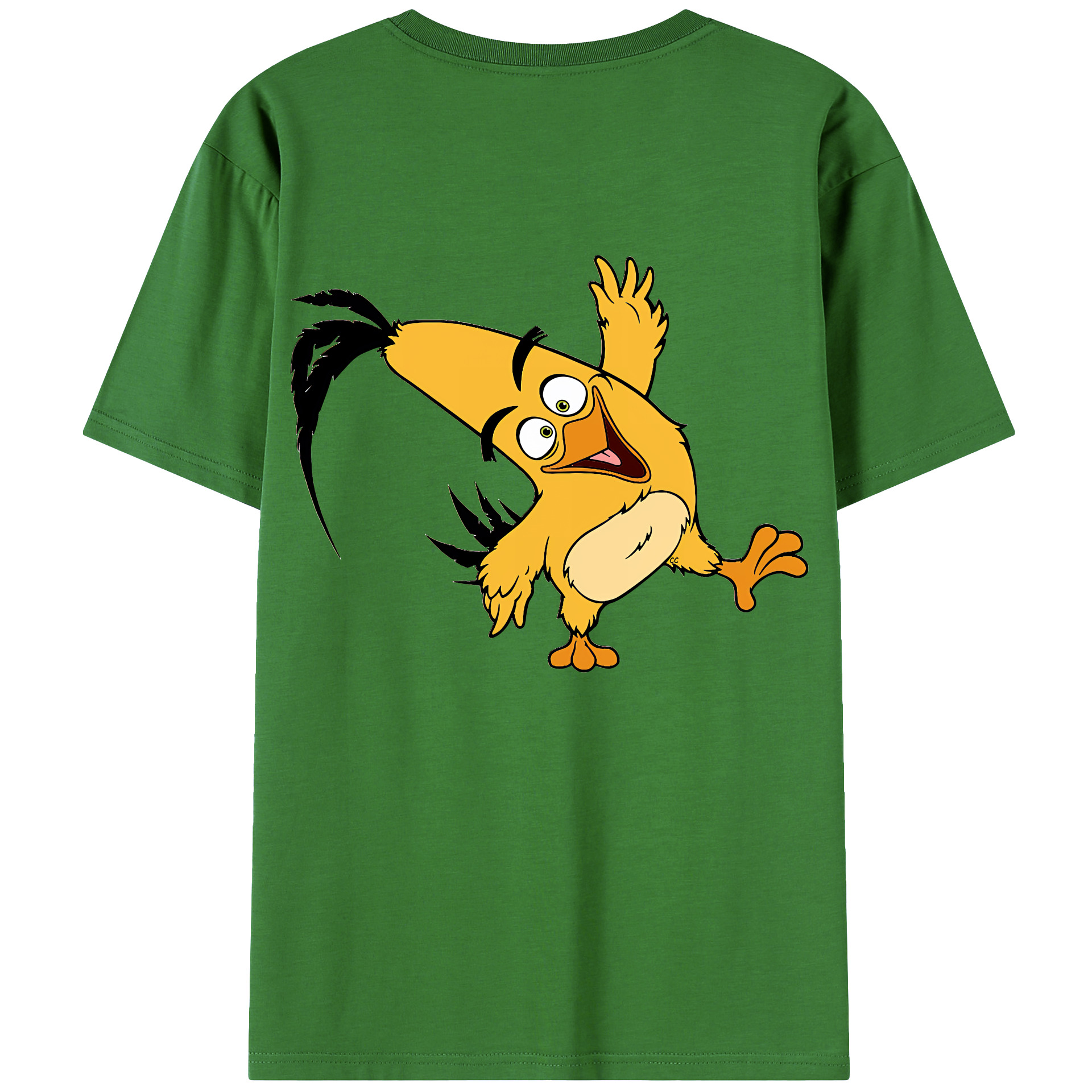 （画像用） Angry Birds アングリーバード レディース半袖Tシャツ(バックプリント)